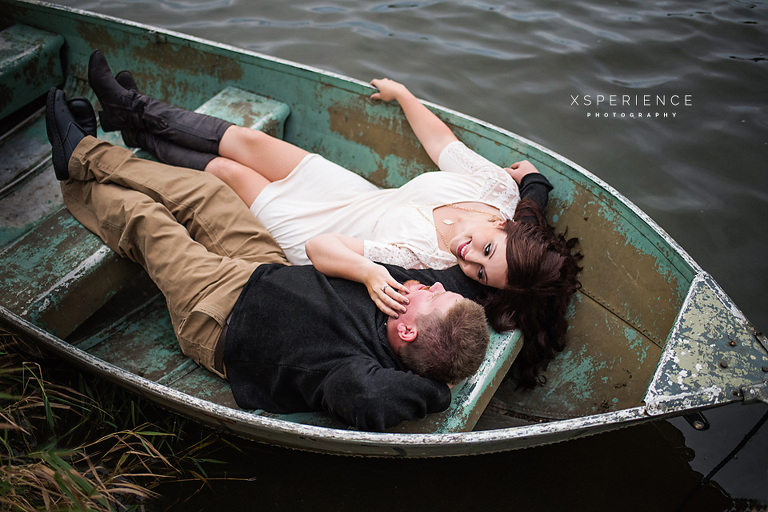 Boat Engagement Session, Minnesota Wedding Photographer, Film Photographer