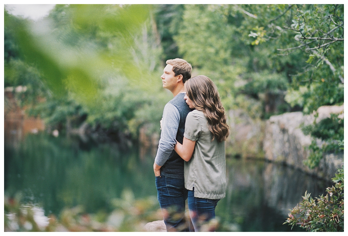 35 mm film engagement session