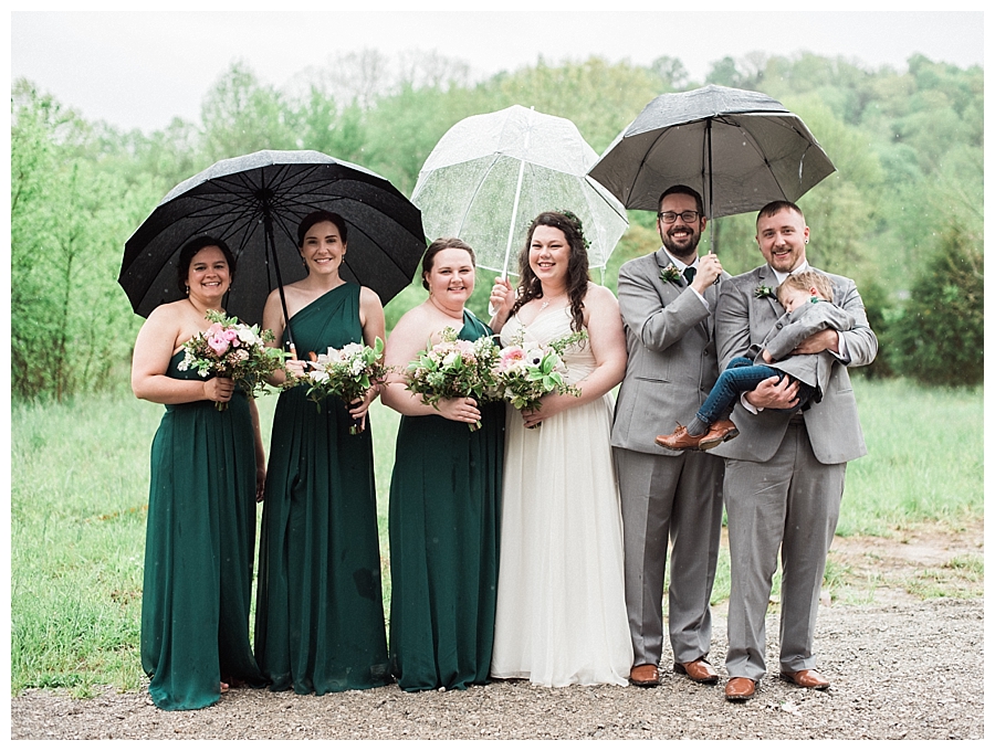 kentucky wedding, kentucky farm wedding, rainy wedding, documentary wedding photographer, film photographer, southern weddings