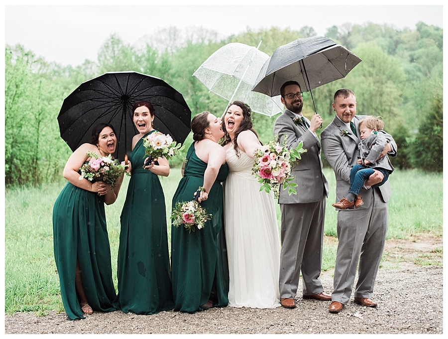 kentucky wedding, kentucky farm wedding, rainy wedding, documentary wedding photographer, film photographer, southern weddings