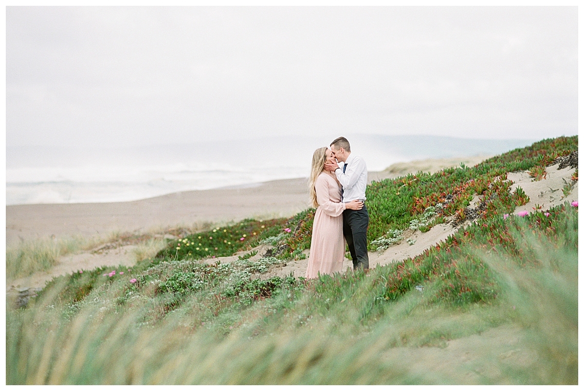 beach engagement session, point reyes engagement, destination engagement session, point reyes elopement photographer, point reyes engagement photographer, california elopement photographer, film engagement session