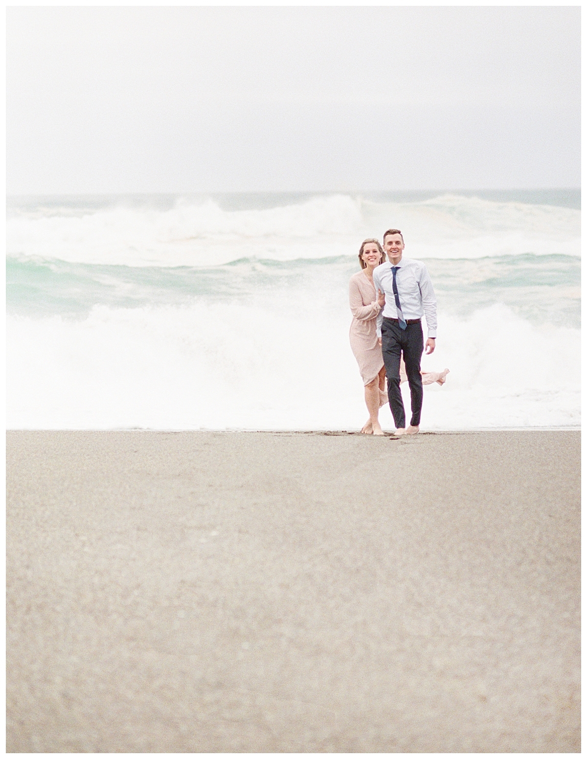 beach engagement session, point reyes engagement, destination engagement session, point reyes elopement photographer, point reyes engagement photographer, california elopement photographer, film engagement session