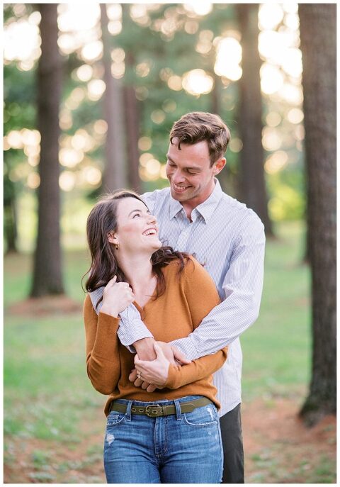 Minnesota engagement session, woodsy engagement session