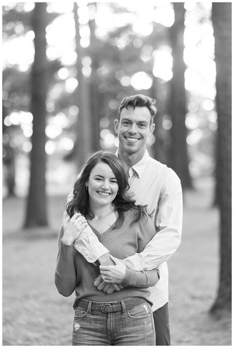 Minnesota woodsy engagement session