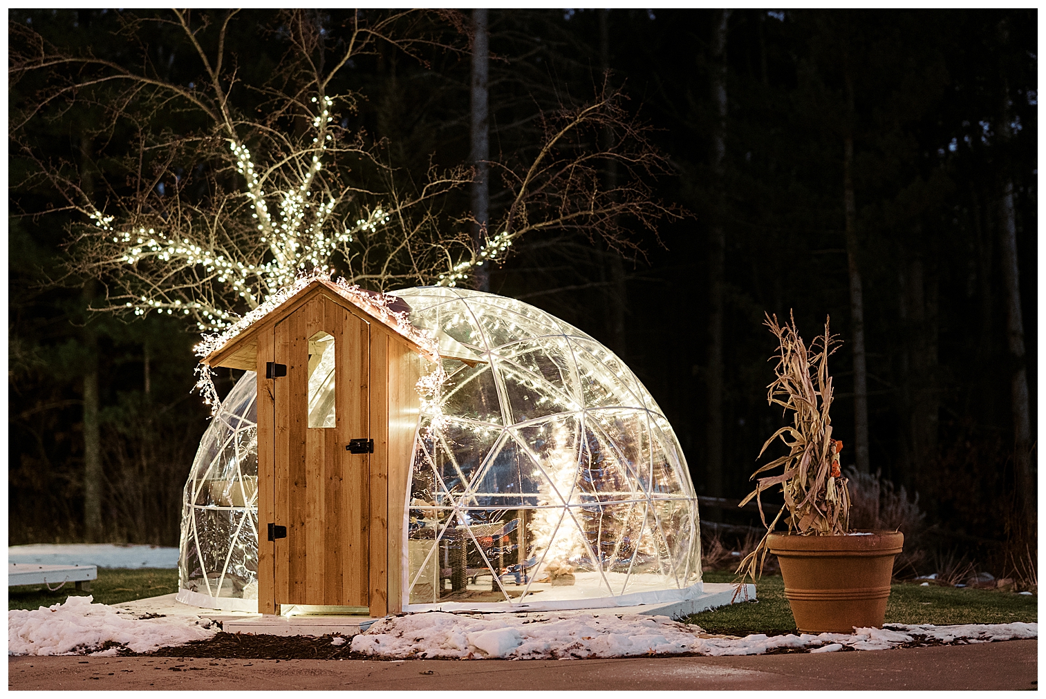 An Igloo Wedding Reception At Grand View Lodge Nisswa Mn