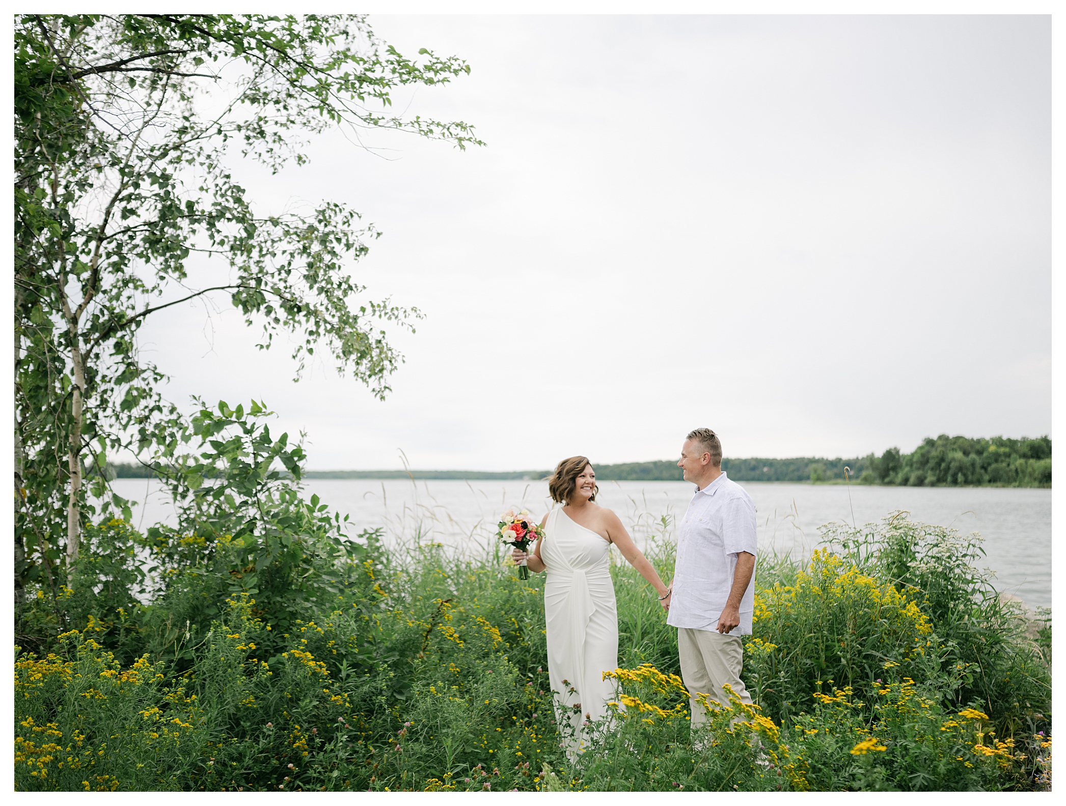 Photo of Vow Renewal at their Lake Residence in Northern MN • Xsperience Pictures